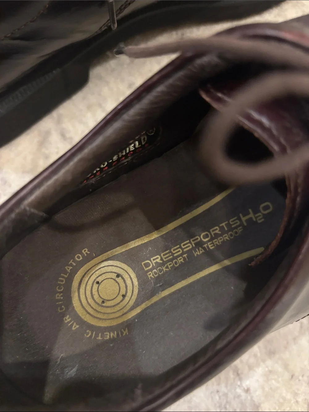 Rockport leather derby